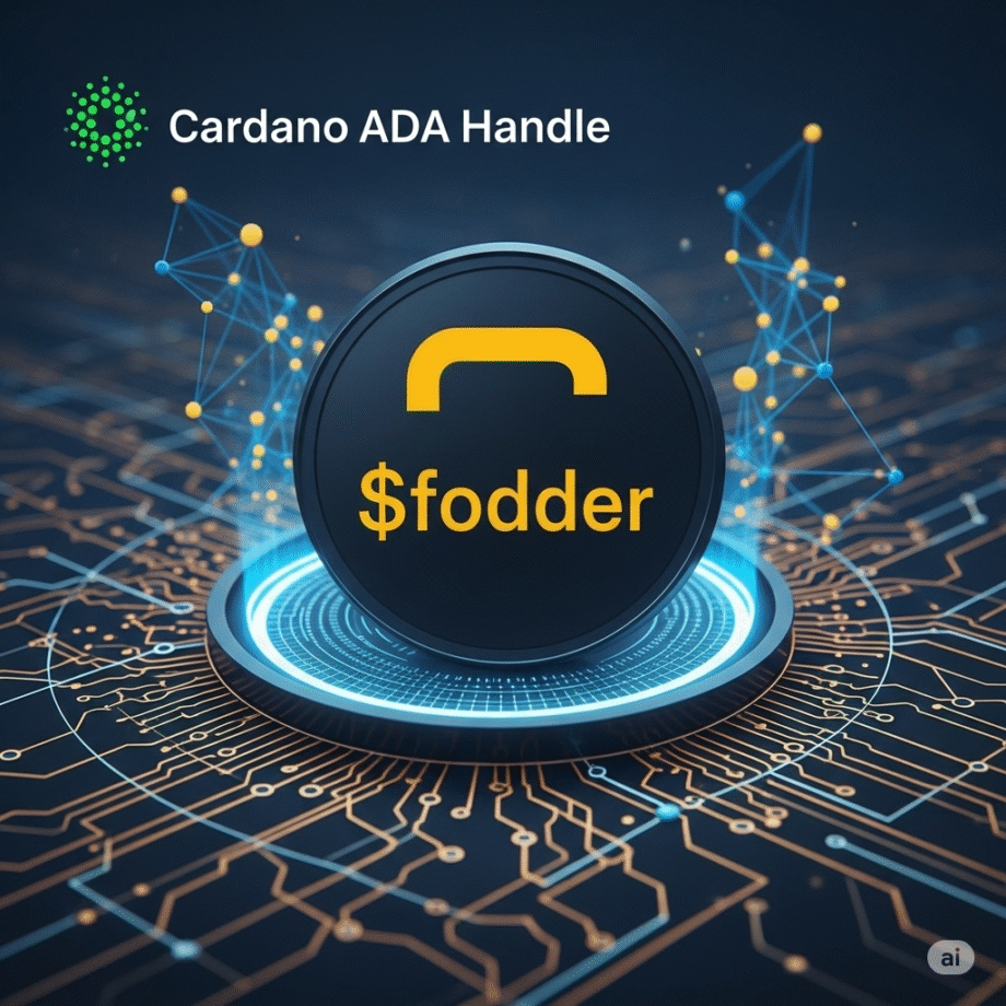 $fodder Cardano ADA Handle $fodder is a Smart Choice"