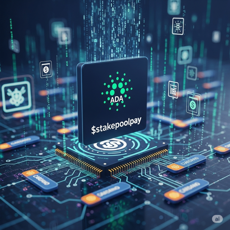 $stakepoolpay Cardano, ADA Handle, $stakepoolpay, Blockchain, DeFi, Web3, Investment, Passive Income, Digital Asset, NFT, Staking, Stake Pool, Rewards, Delegation, Cryptocurrency, Crypto, FinTech, Decentralized Finance, Digital Economy, Asset Ownership, Scarcity, Utility, Branding, Subhandles, Revenue Stream, Community, Innovation, Future of Finance, HODL, Smart Contracts, Plutus, Hydra, Scalability, Ecosystem, Interoperability, Digital Real Estate, Opportunity, Catalyst, Early Adopter, Decentralization, Financial Freedom, Blockchain Technology, Crypto Assets, Native Tokens, Transaction, Wallet, Ecosystem Growth, Online Identity, Branding, Digital Identity, Unique, Secure, Verifiable, On-chain, Digital Property, Value Appreciation, Long-term Investment, Future Proof, Web3 Identity.