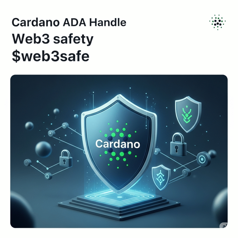 $web3safe Cardano ADA Handle $web3safe