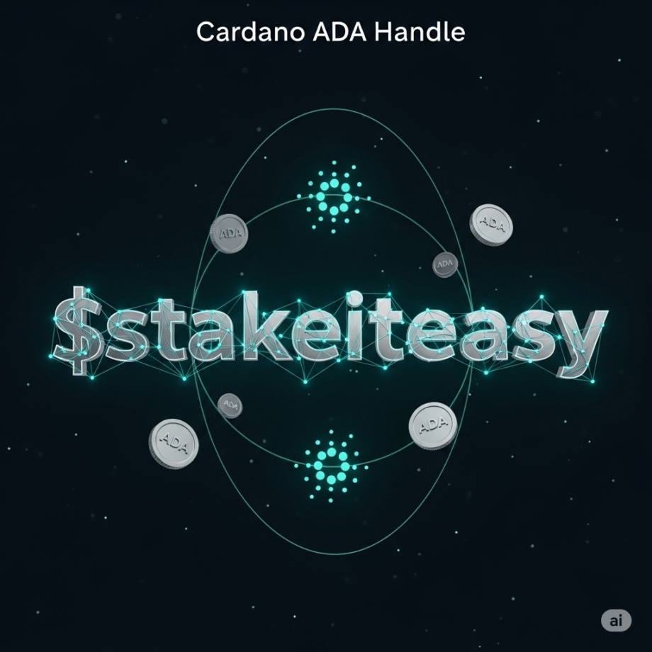 $stakeiteasy Cardano ADA Handle $stakeiteasy