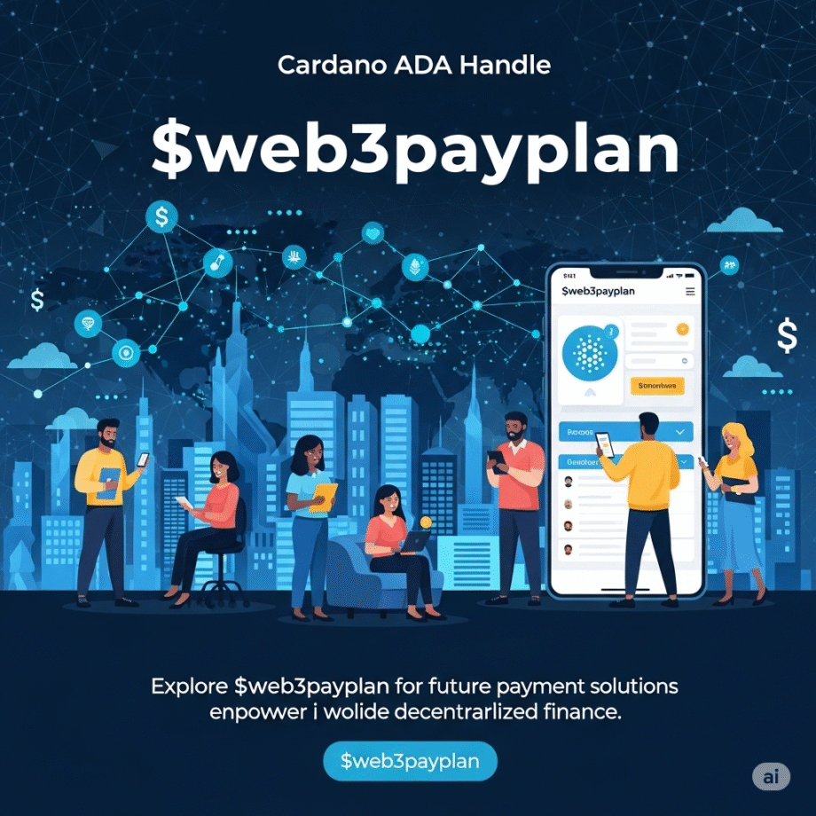 $web3payplan Cardano ADA Handle $web3payplan