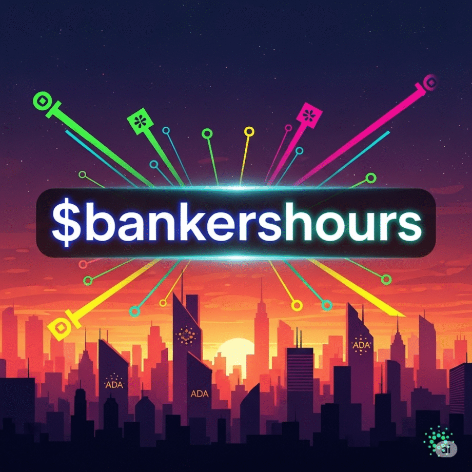 Premium Cardano Ada Handle $bankershours for Sale Premium Cardano Ada Handle $bankershours for Sale