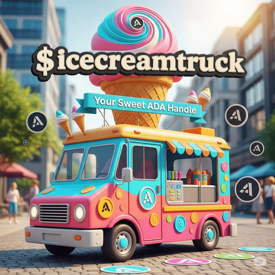 Premium Cardano Ada Handle $icecreamtruck for Sale Premium Cardano Ada Handle $icecreamtruck for Sale