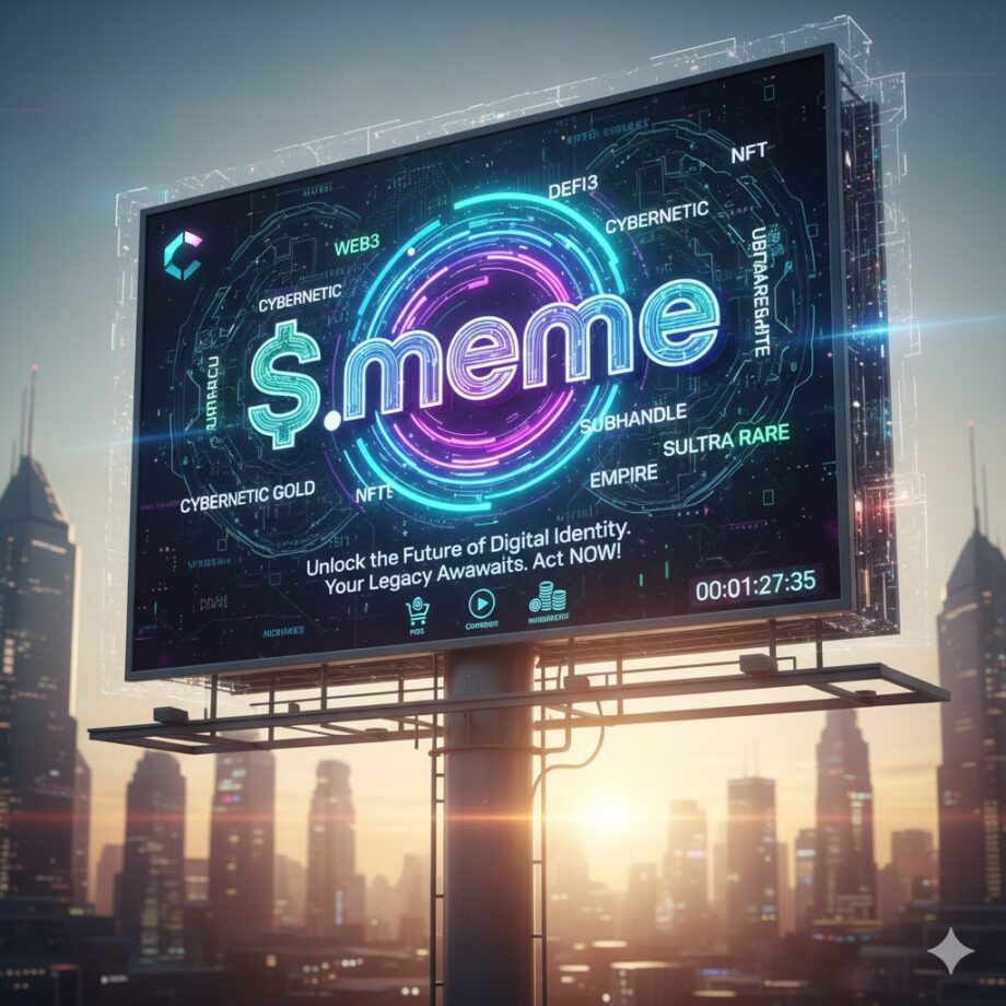 Premium Cardano Ada Handle $.meme for Sale Premium Cardano Ada Handle $.meme for Sale