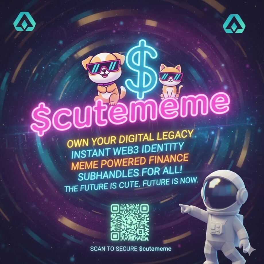 Premium Cardano Ada Handle $cutememe for Sale